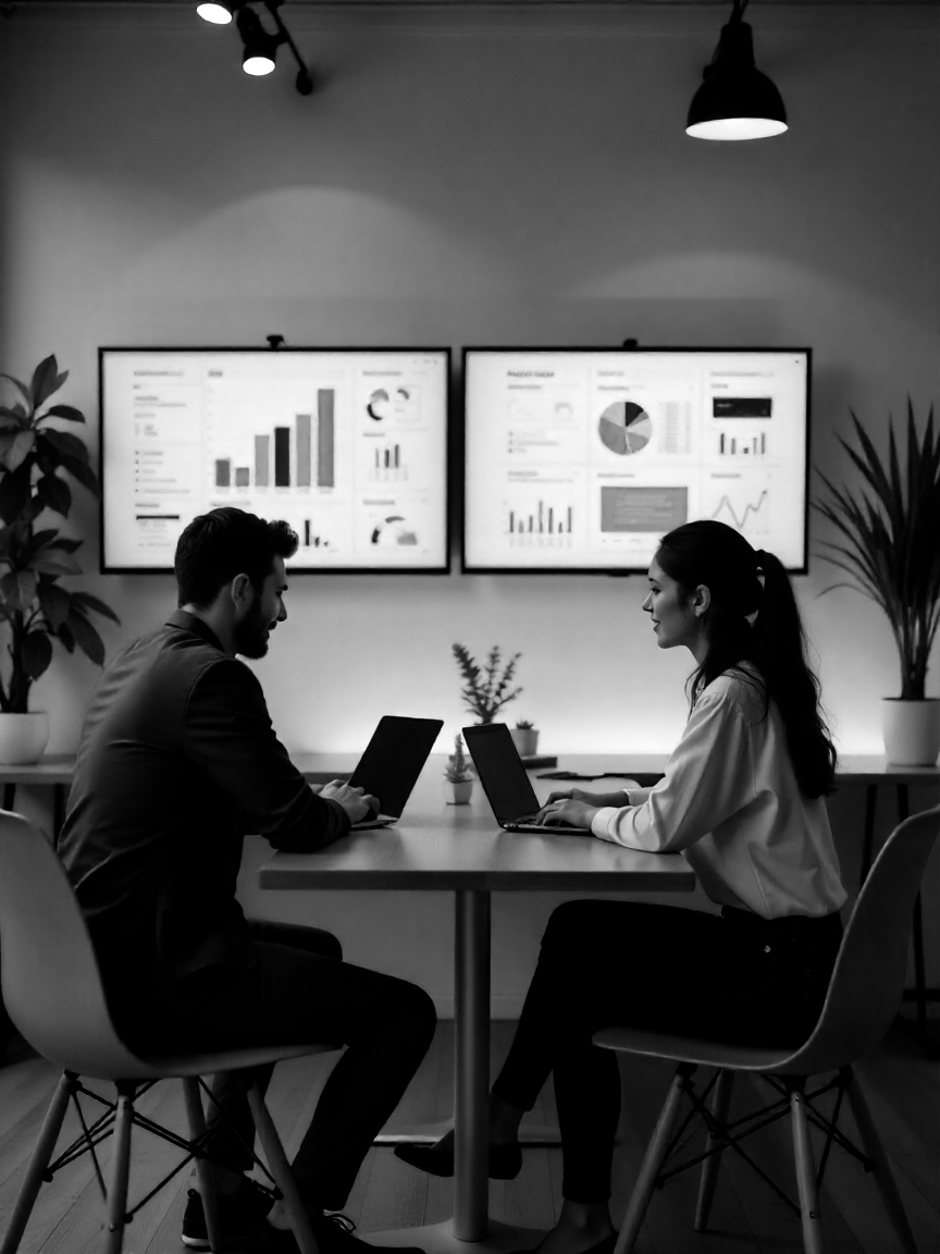 Equipo creativo en oficina